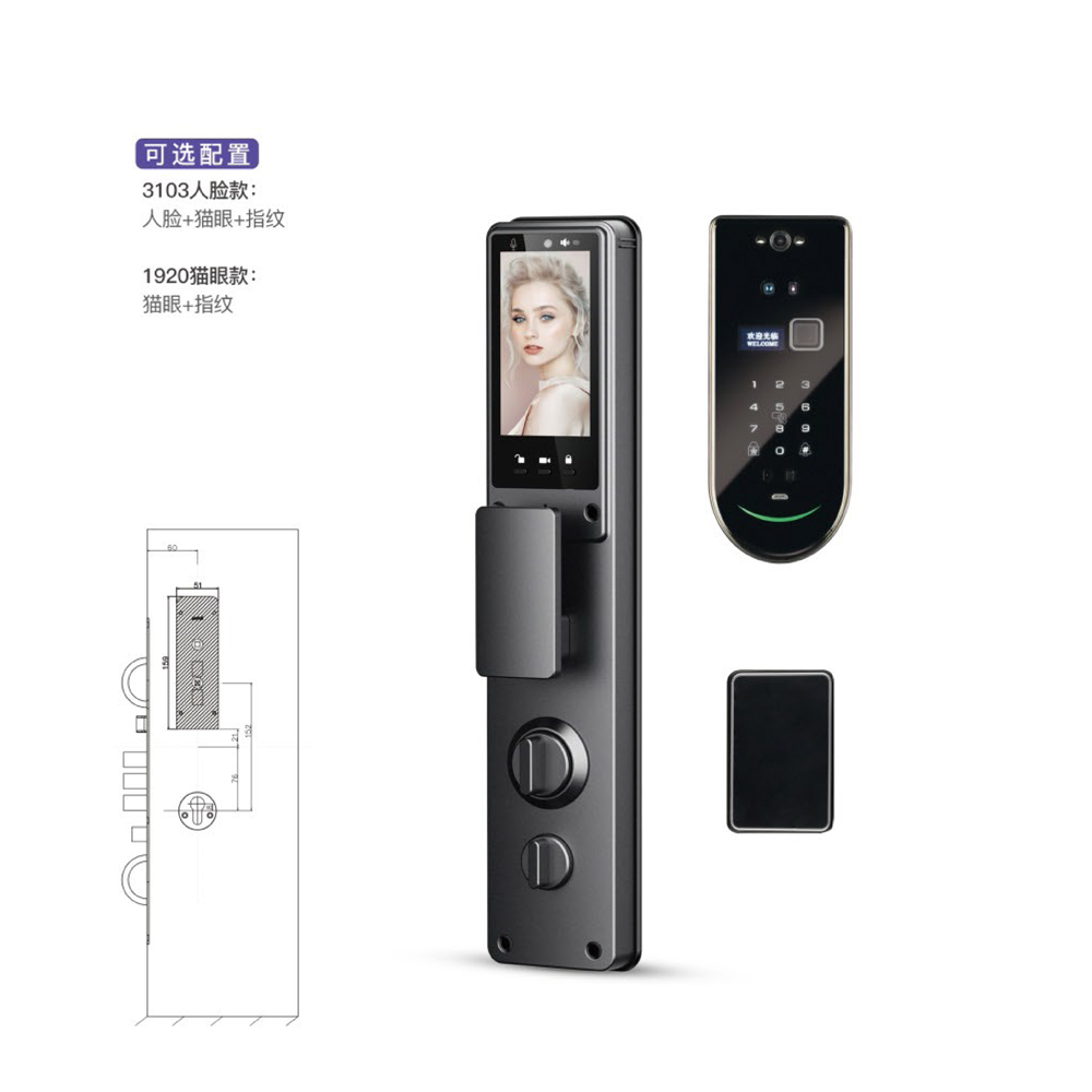 人脸全自动智能锁3103